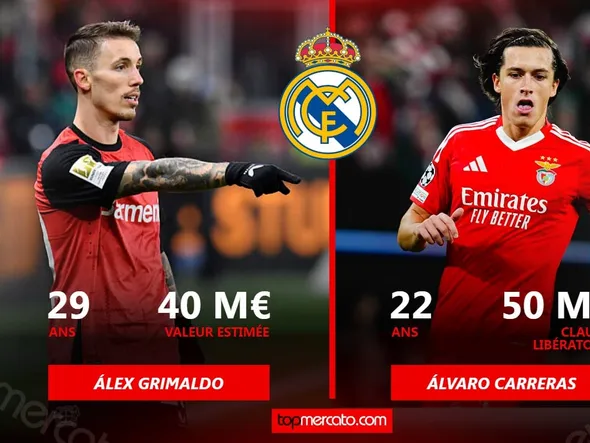 Grimaldo ou Carreras, quel latéral gauche pour le Real Madrid de Xabi Alonso ?