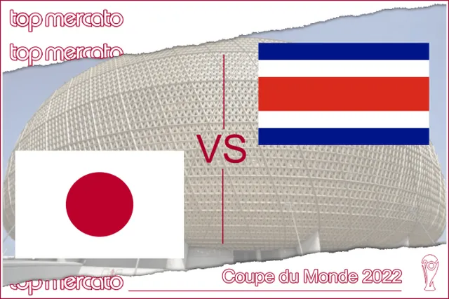 Pronostic Japon – Costa Rica et meilleures cotes à jouer