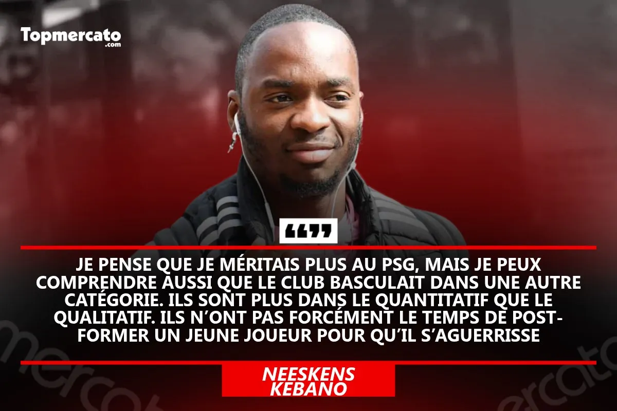 Neeskens Kebano, PSG