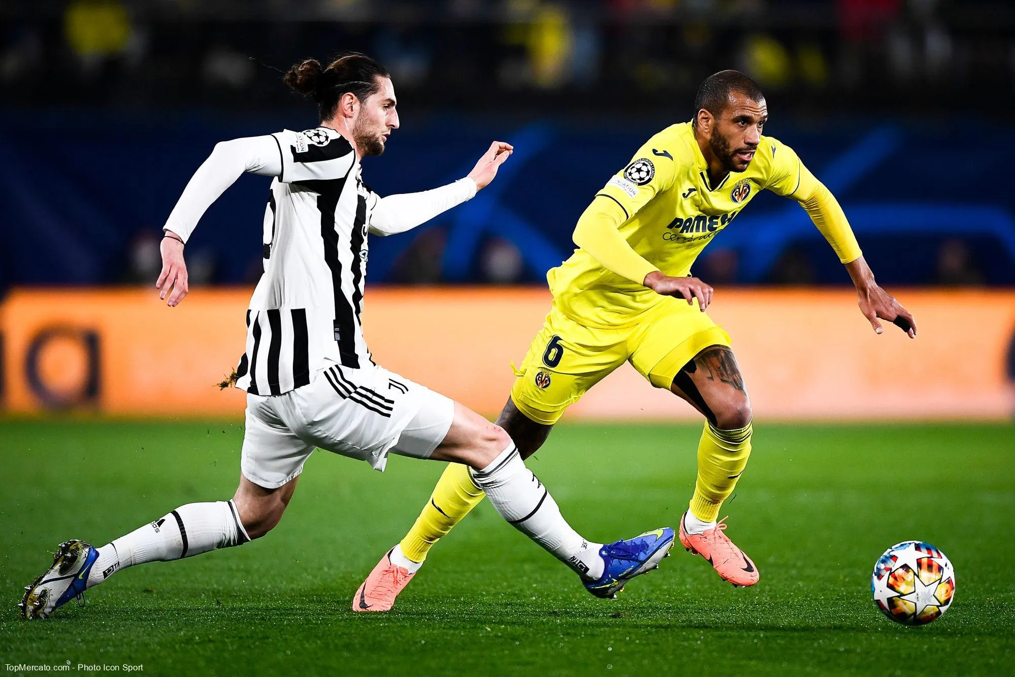 Adrien Rabiot Etienne Capoue match Villareal Juventus
