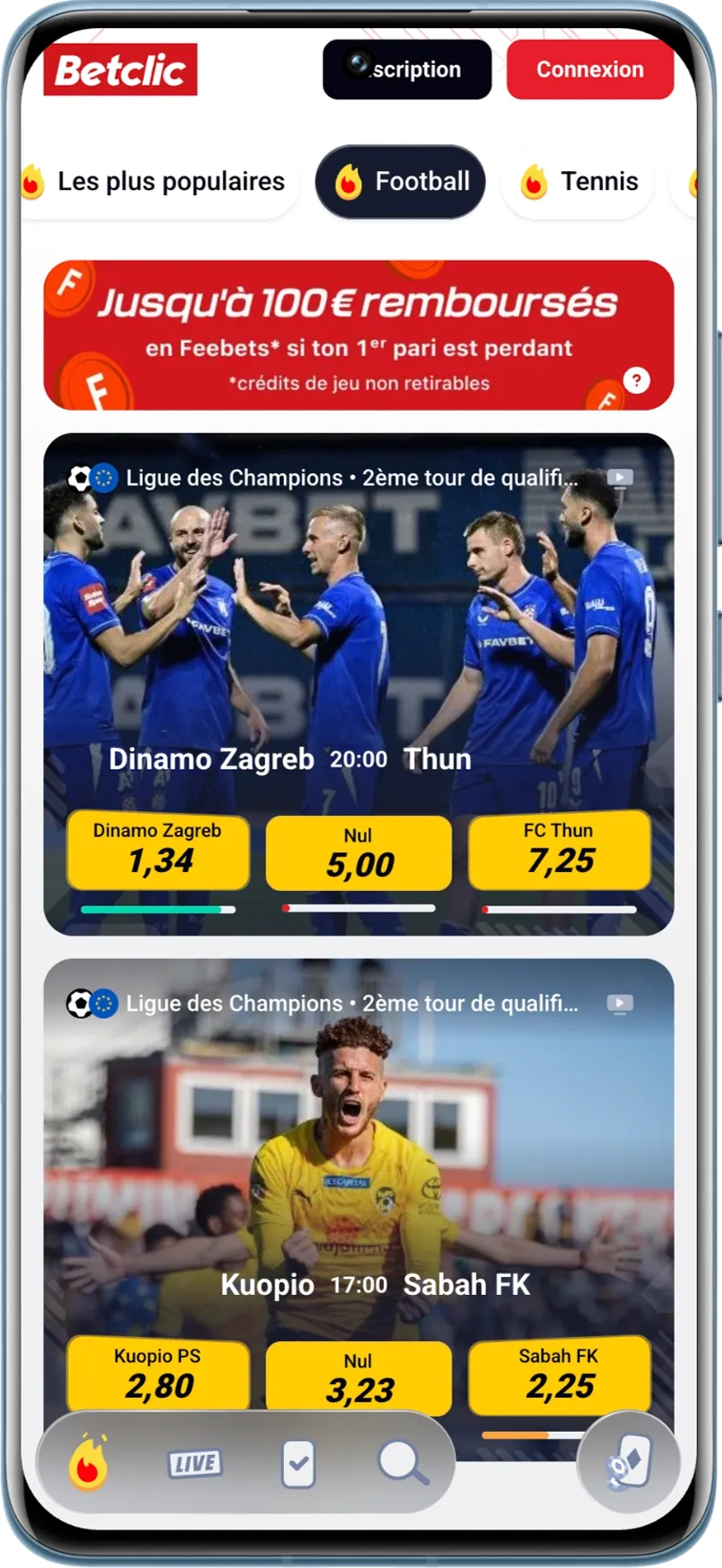 Betclic est un bookmaker dont l'interface est régulièrement plébiscitée par les utilisateurs.