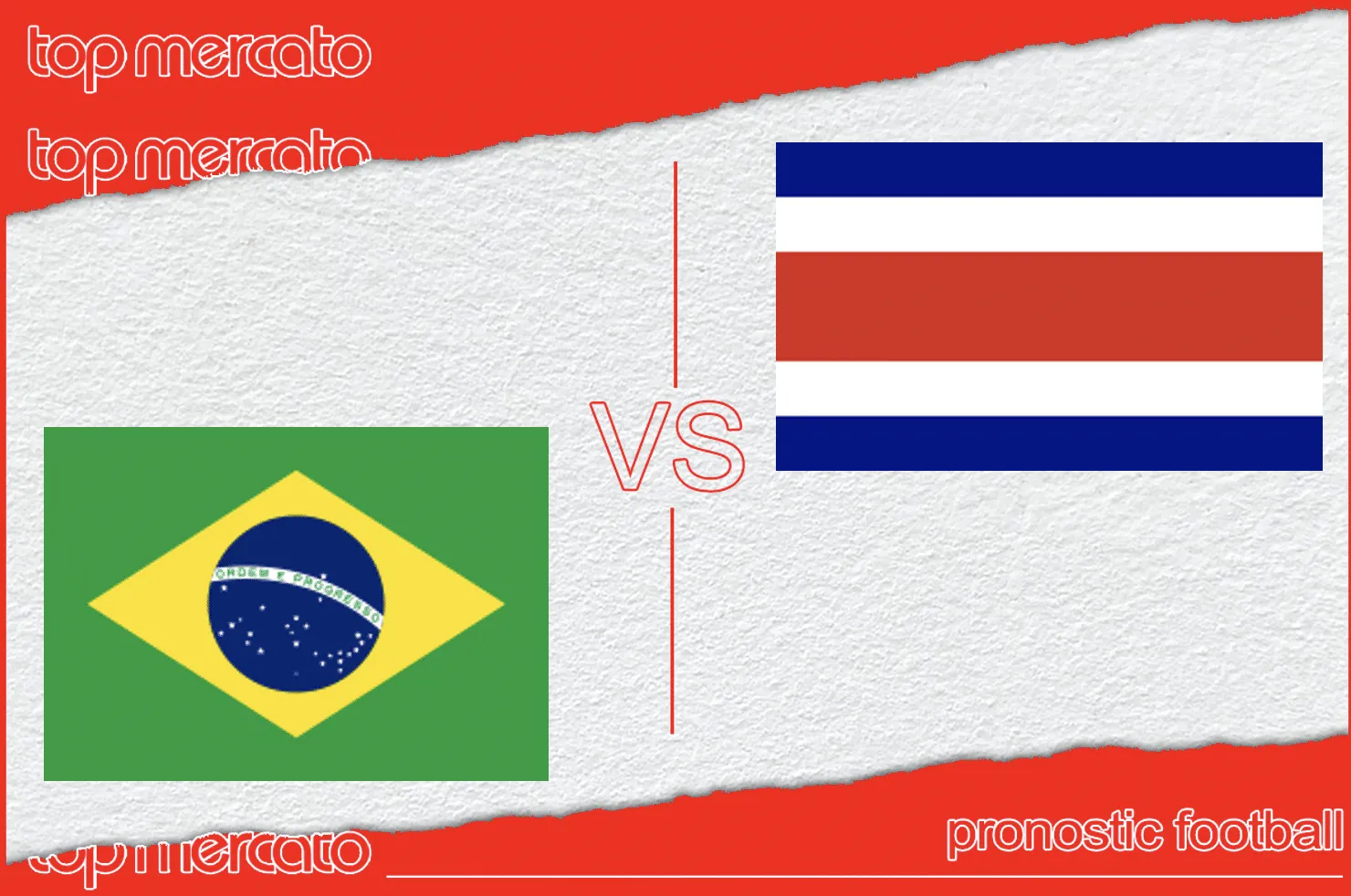 Pronostic Brésil Costa Rica