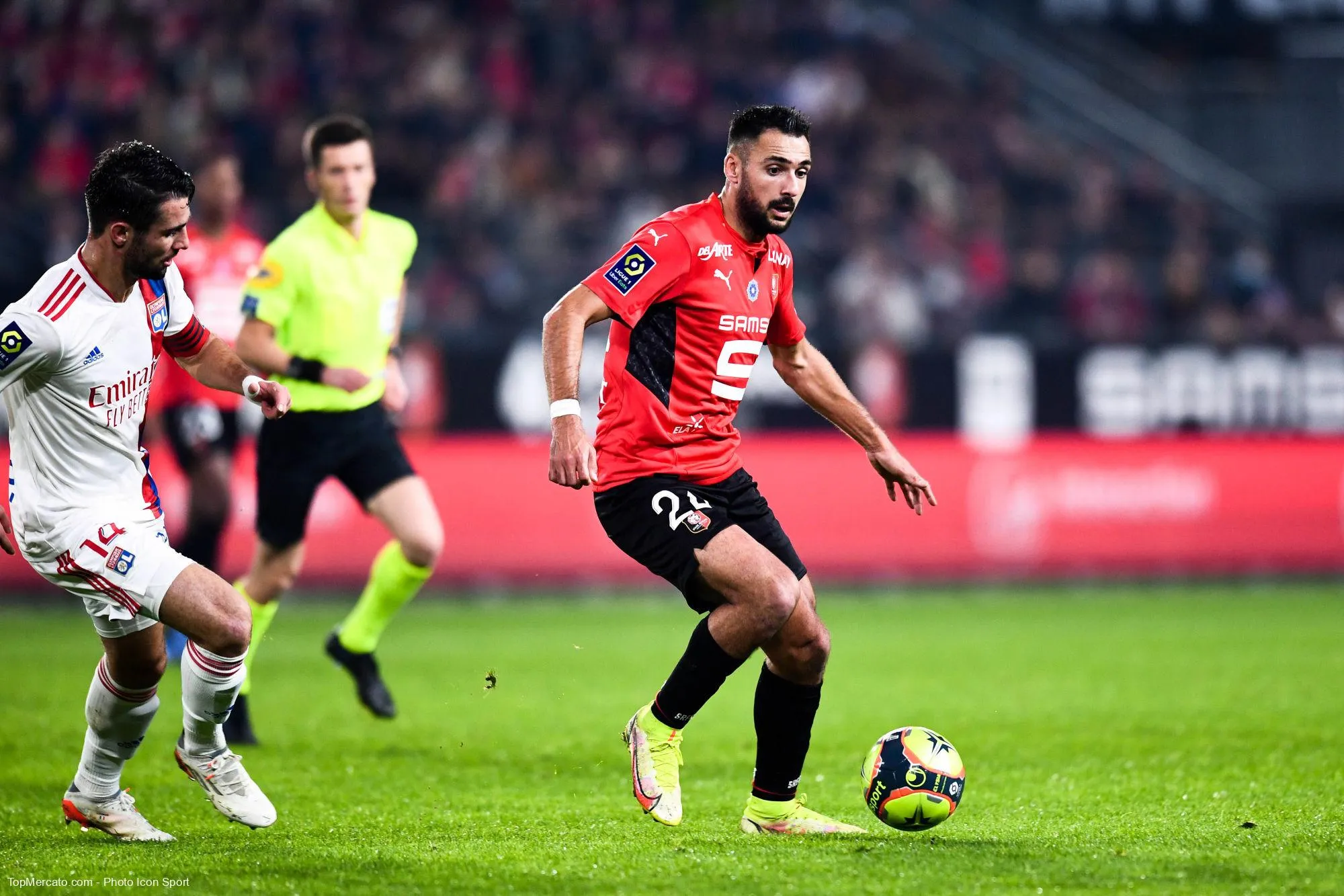 Gaëtan Laborde, match SRFC Stade Rennais-OL Olympique Lyonnais