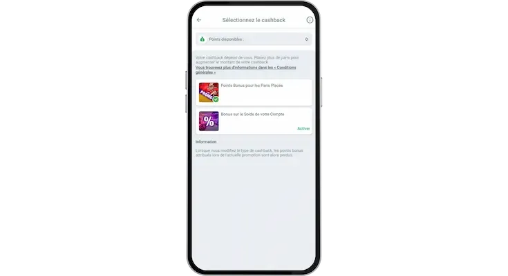 Recevez un cashback de 0,3%, même sur l'appli mobile Linebet