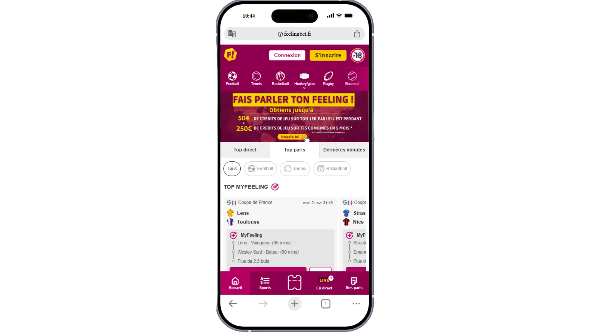 Feelingbet offre le plus gros bonus théorique pour parier en France