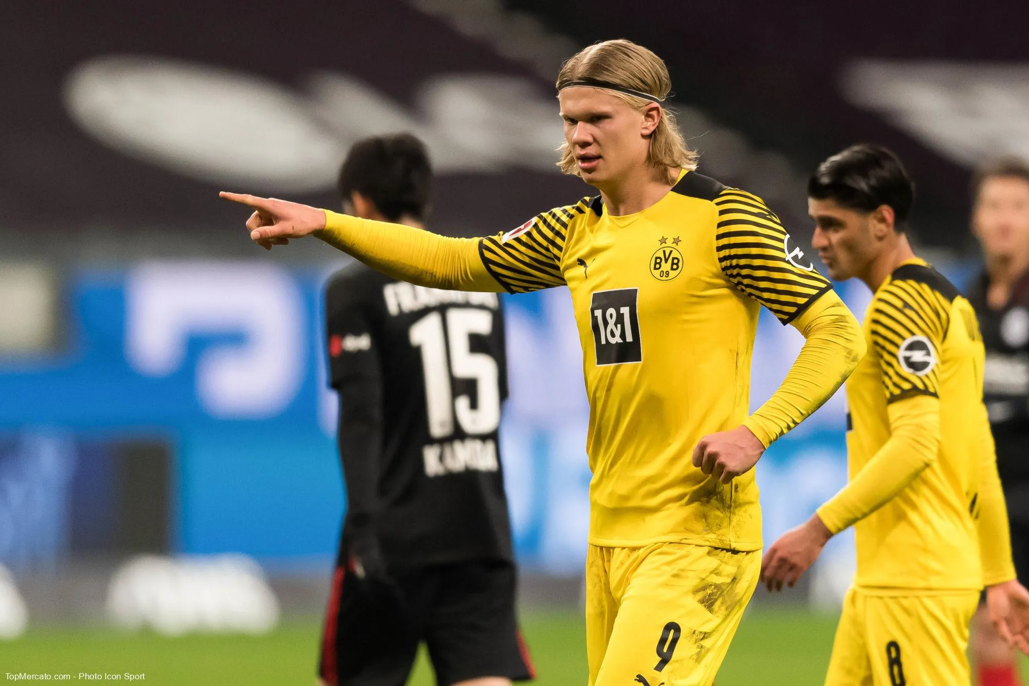 Erling Haaland, match Eintracht Francfort-Borussia Dortmund