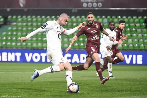 Ligue 1 : Lille s’impose à Metz et s’assure la tête