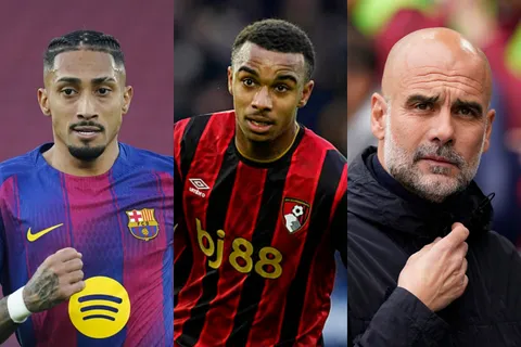 L’Arabie saoudite relance le dossier Raphinha, prix fixé pour la pépite Eli Junior Kroupi, un départ à 15 M€ se dessine à Manchester City… Les 3 infos mercato du jour