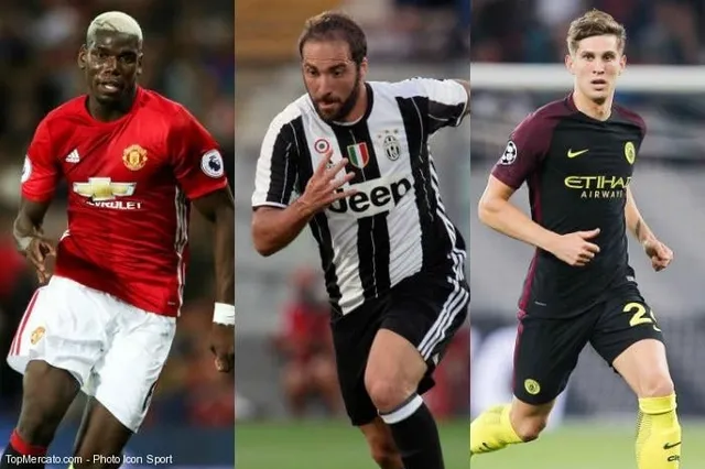 Pogba, Higuain, Stones… Les dix plus gros transferts de l’été