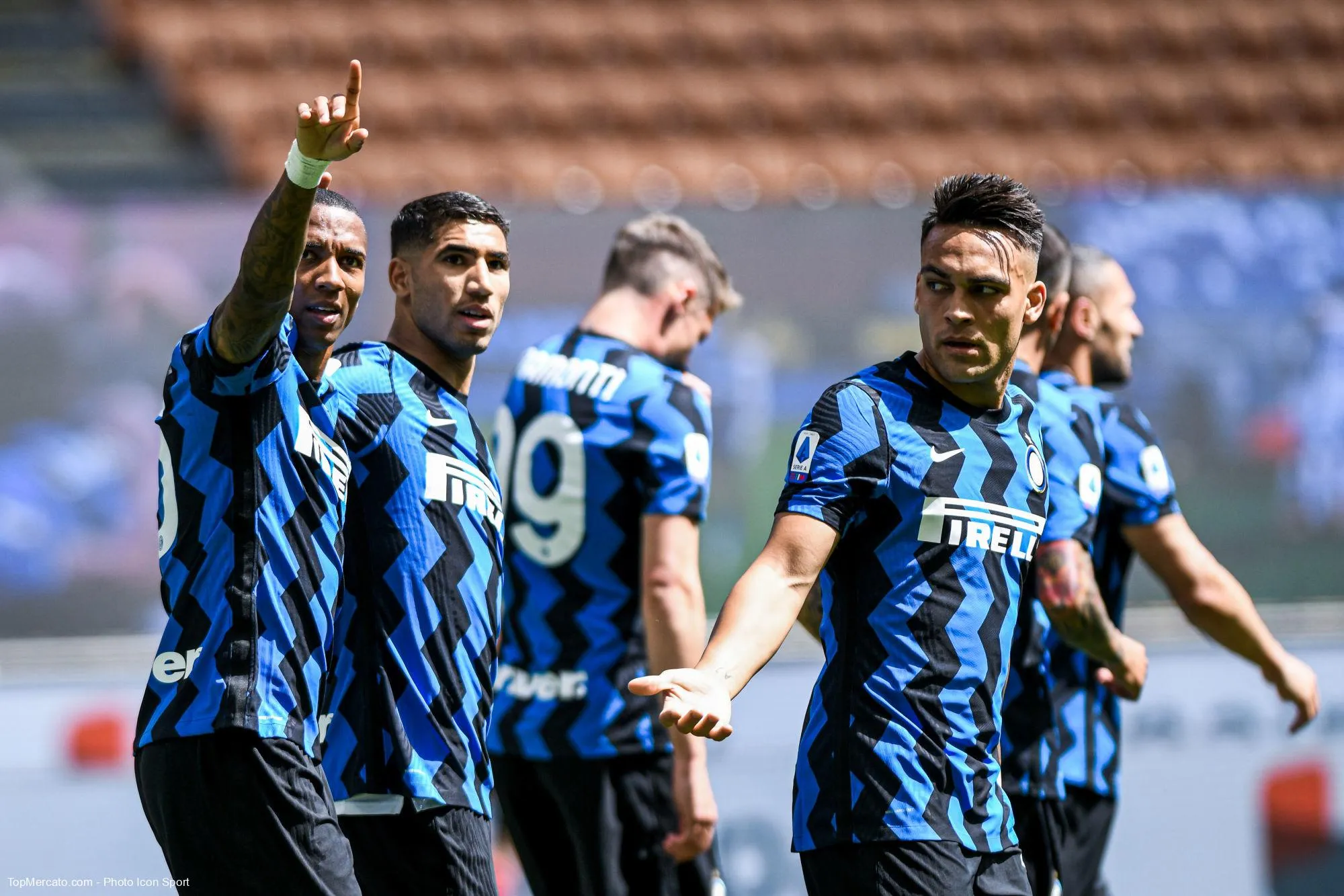 Ashley Young et Lautaro Martinez, Inter Milan