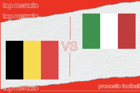 Pronostic Belgique Italie – Ligue des Nations (14/11/2024)