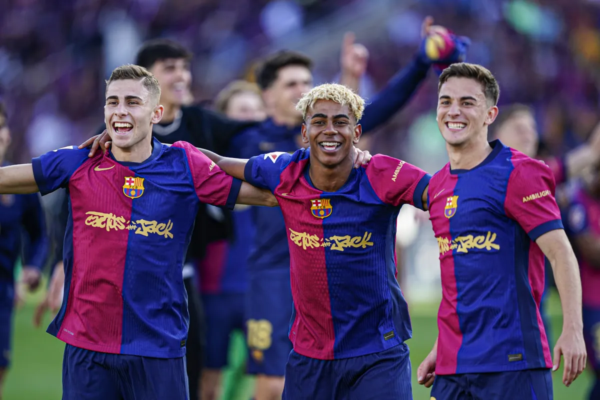 Lamine Yamal, Fermin Lopez, Gavi, Barça