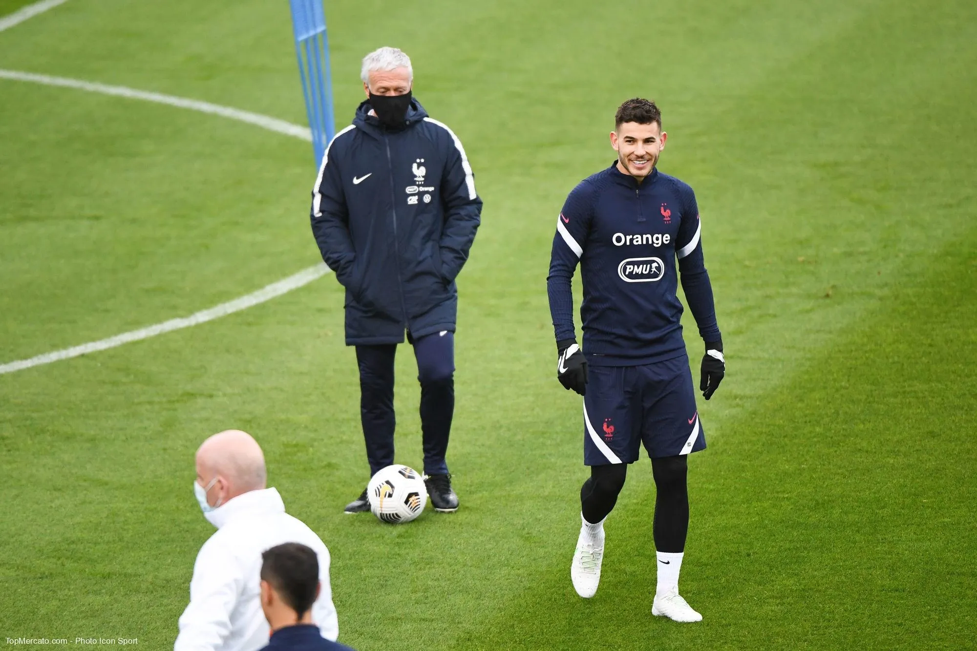 Lucas Hernandez et Didier Deschamps