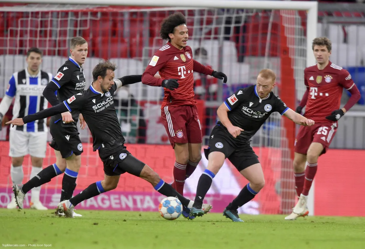 Leroy Sané, match Bayern Munich-Arminia Bielefeld
