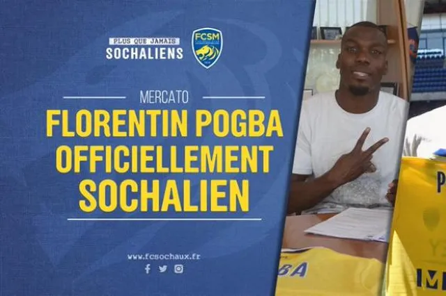 Sochaux : Florentin Pogba signe pour trois ans (Officiel)