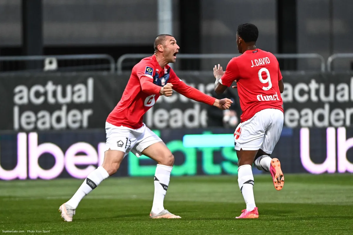Burak Yilmaz et Jonathan David, LOSC
