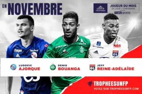 Ligue 1 : les nommés pour le joueur du mois de novembre