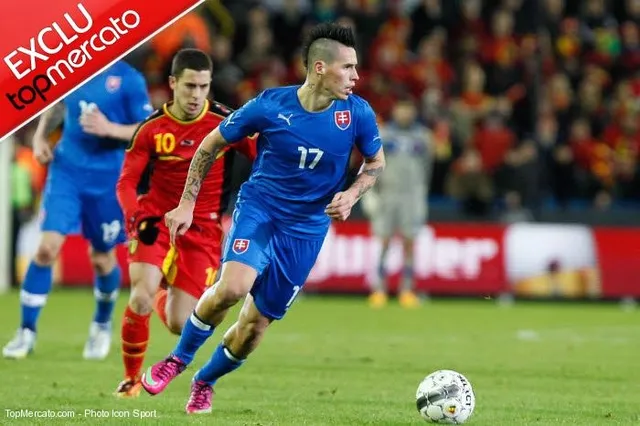 Sortie de vestiaires avec… Marek Hamsik