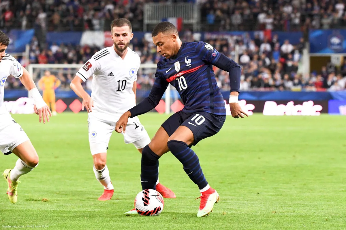Kylian Mbappé, France-Bosnie