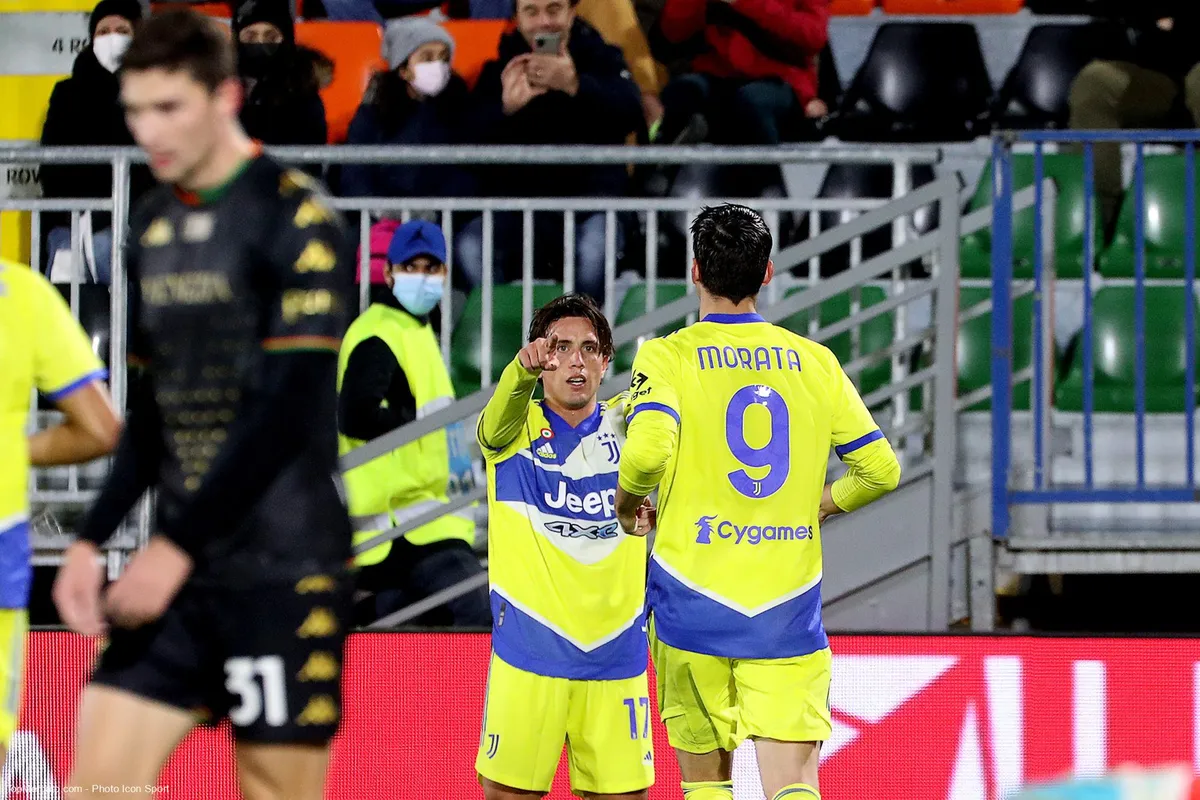 Alvaro Morata, match Venezia-Juventus Turin