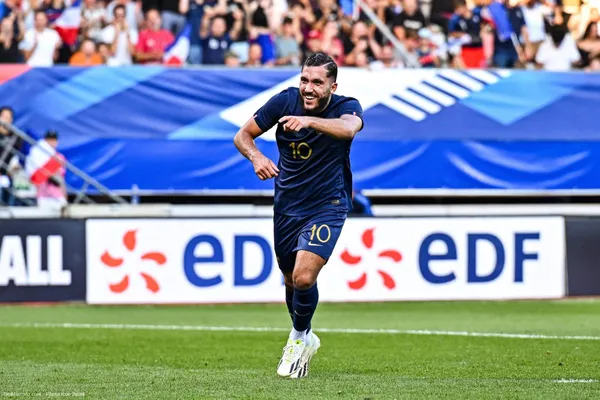 Rayan Cherki, équipe de France Espoirs EdF