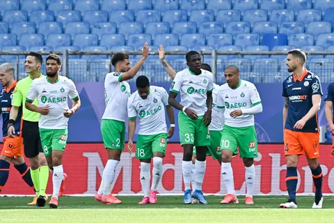 Ligue 1 : l’ASSE se met à l’abri avec son succès à Montpellier