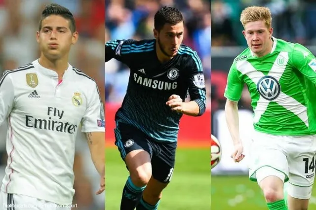 James, Hazard, Payet… Les meilleurs milieux offensifs de la saison