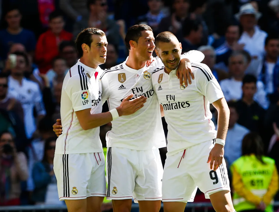 Gareth Bale, Cristiano Ronaldo et Karim Benzema, Real Madrid