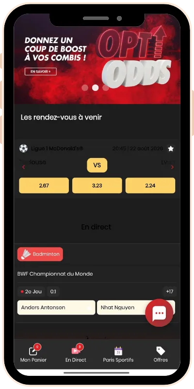Problème d’affichage de texte noir sur fond gris foncé empêchant une bonne lisibilité sur l’app Circusbet