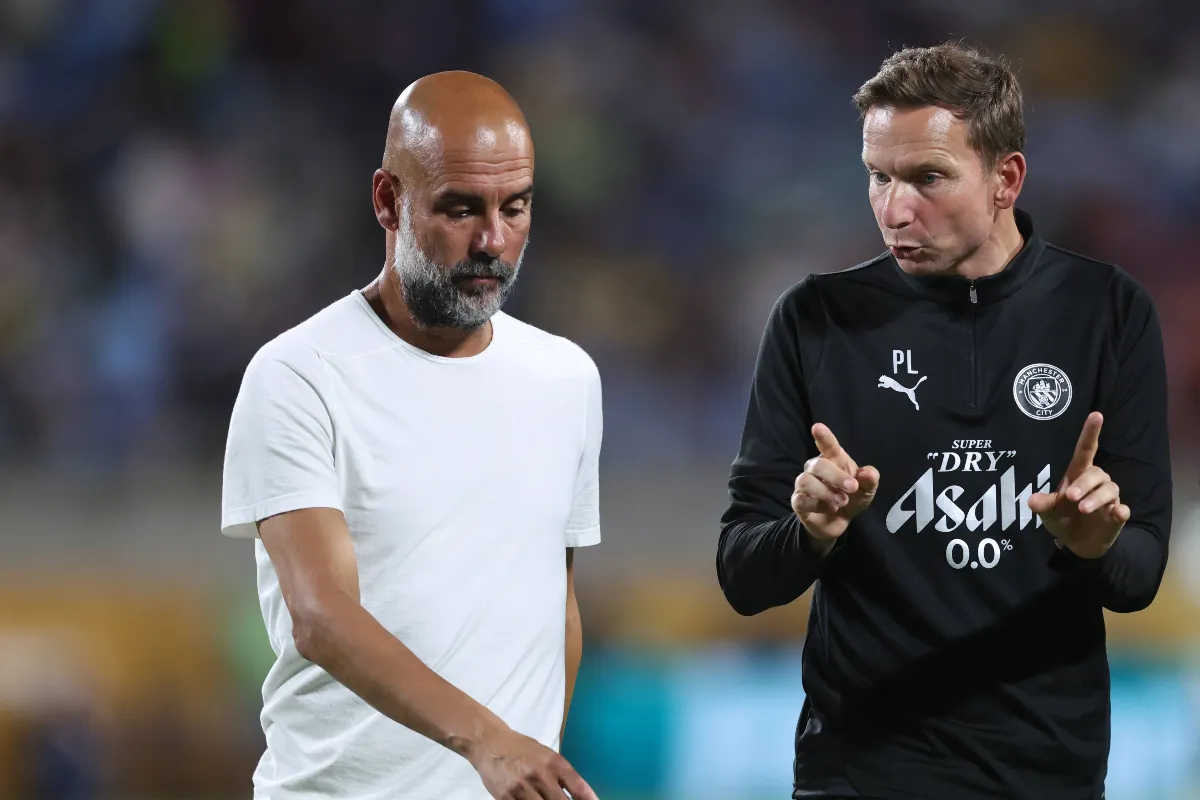 Pep Guardiola Pepijn Lijnders Manchester City