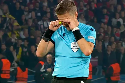 L’arbitre de PSG-Dortmund a fini en larmes !