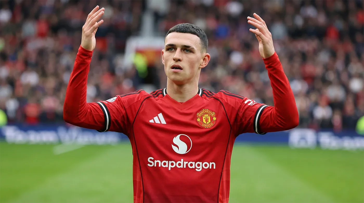 Phil Foden Manchester United - Nano Banana Pro (IA)