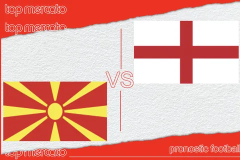 Pronostic Macédoine du Nord – Angleterre à jouer