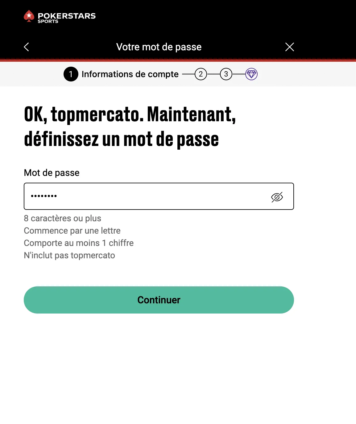 Créer son compte sur Pokerstars