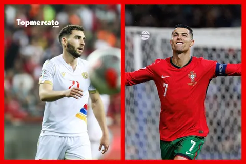 Arménie – Portugal : chaîne TV, heure et compos probables du match