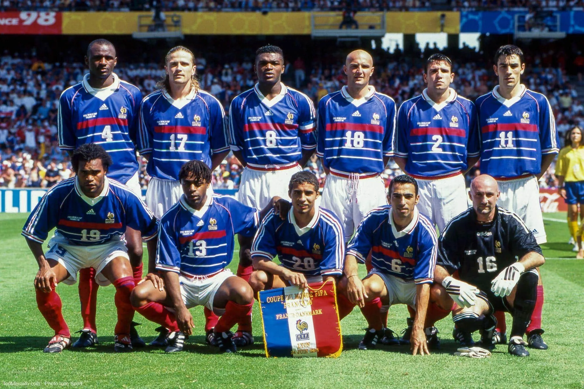 Quel championnat était le plus représenté parmi les 22 joueurs de l’Equipe de France pour la Coupe du monde 1998 ?