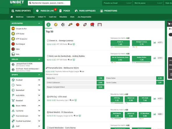 Toutes nos infos sur les pronostics Unibet