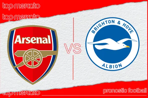 Pronostic Arsenal – Brighton et meilleures cotes
