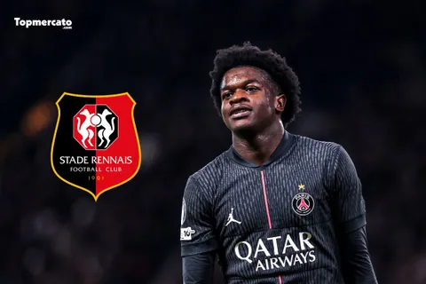 Mercato – Le Stade Rennais et 2 autres écuries de Ligue 1 débarquent sur l’espoir du PSG Quentin Ndjantou