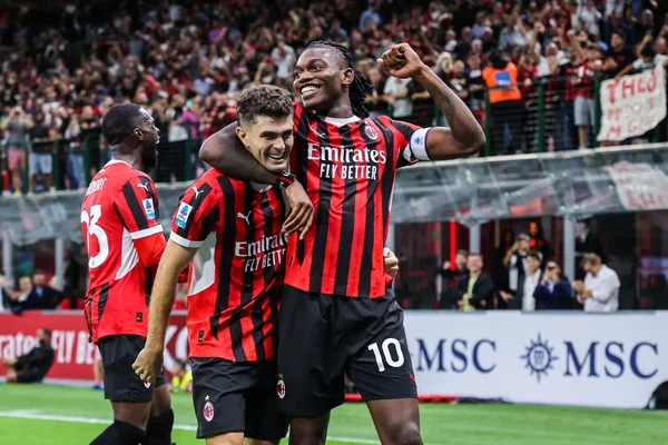 Christian Pulisic Rafael Leão AC Milan