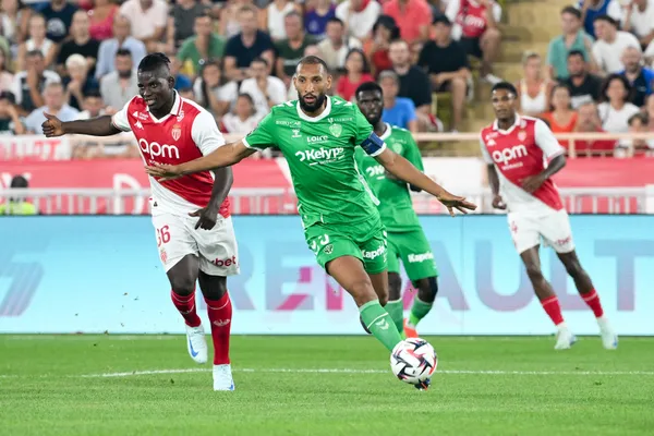 Breel Embolo Yunis Abdelhamid ASSE Saint-Etienne AS Monaco