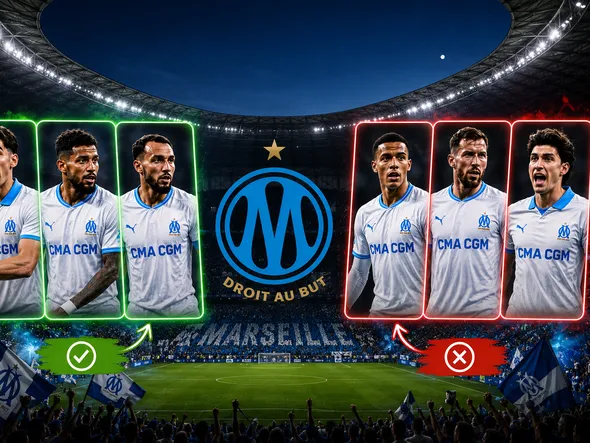 Mercato OM – Joue avec notre outil interactif : quels joueurs doivent rester ou partir de Marseille ?