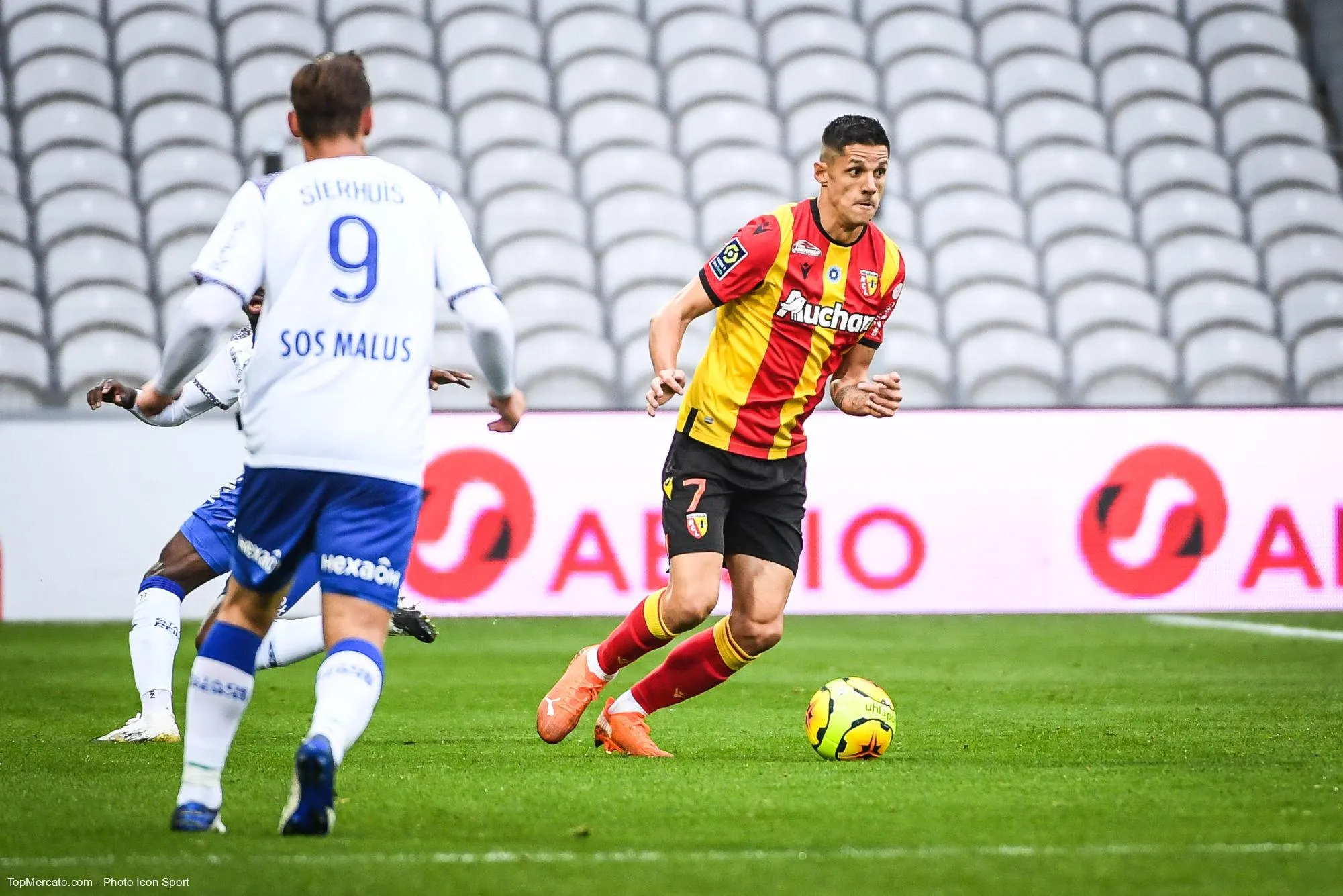 Florian Sotoca, match RC Lens - Stade de Reims
