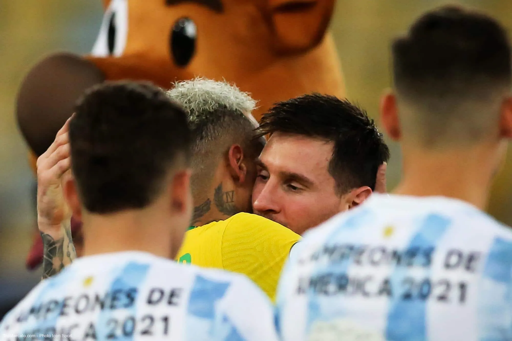 Neymar et Messi, Brésil, Argentine