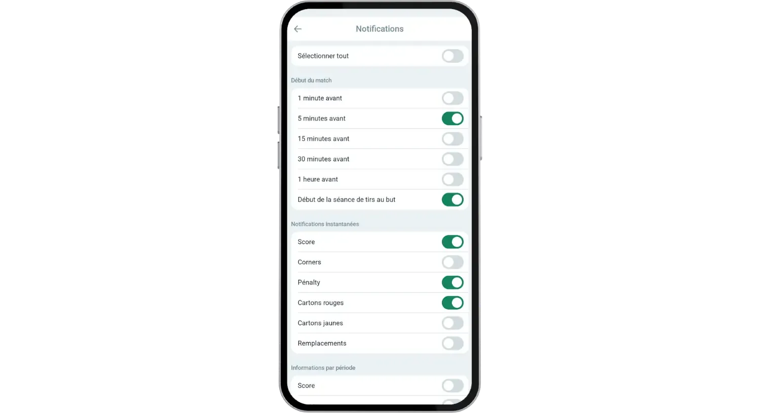 Notifications push de l'APK BetWinner