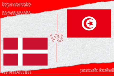 Pronostic Danemark – Tunisie et meilleures cotes