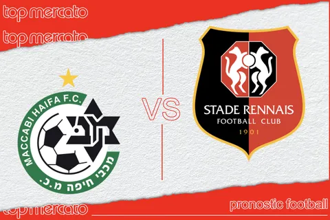 Pronostic Maccabi Haifa – Rennes et meilleures cotes à jouer