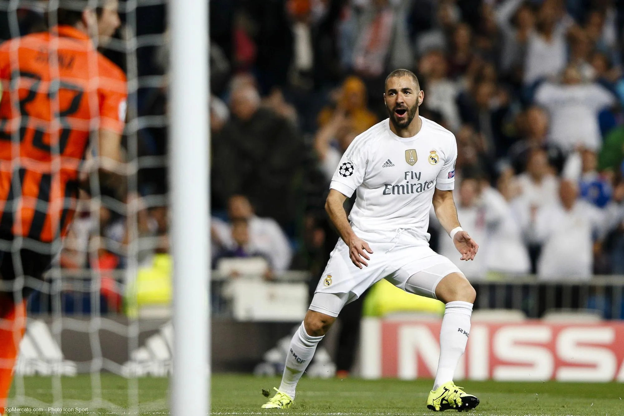 Karim Benzema, match Real Madrid - Shaktar Donetsk