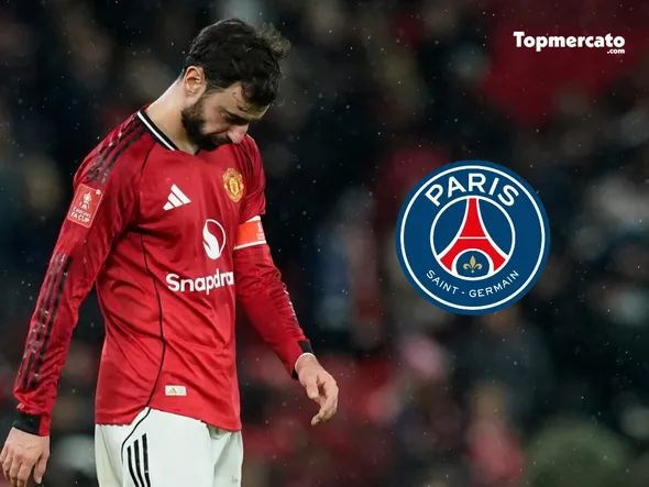Mercato Manchester United : le PSG menacé par 2 prétendants pour Bruno Fernandes