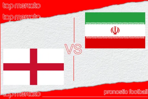 Pronostic Angleterre – Iran et meilleures cotes